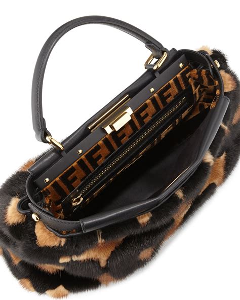 fendi mink bag|fendi peekaboo.